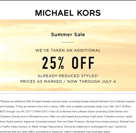 michael kors canada online coupon|michael kors discount code.